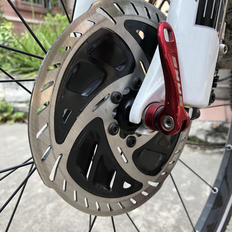 Disque de frein RACEWORK RK152 VTT à six trous, dissipateur de chaleur résistant à l'usure (Argent 160 mm)