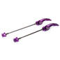 FMFXTRA JX77 Bicycle Quick Release Lever Aluminum Alloy CNC Crafted Axle(Purple)