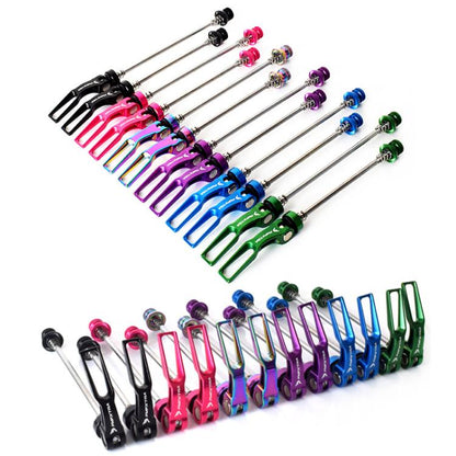 FMFXTRA JX77 Bicycle Quick Release Lever Aluminum Alloy CNC Crafted Axle(Purple)