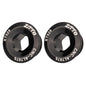 2pcs ZTTO Bicycle Aluminum Alloy Crank Cover Mountain Bike Crank Screws, Style: M20 Black
