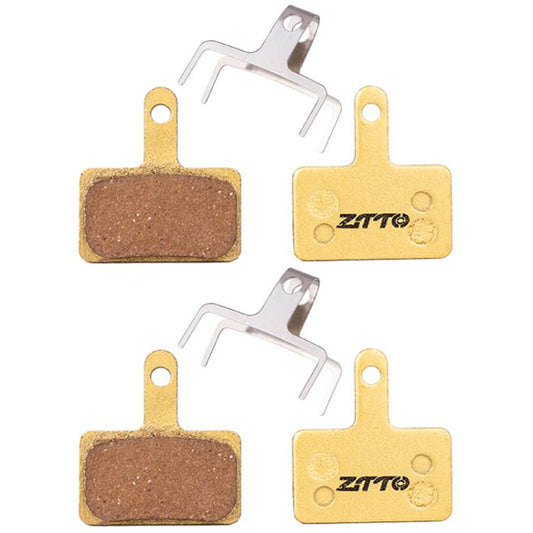 2 paires de plaquettes de frein à disque ZTTO pour VTT, en métal/cuivre, modèle : MJ-01B