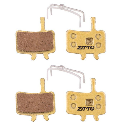 2pairs ZTTO Mountain Bike Full Metal Copper Base Lining Oil Disc Block Brake Pad, Model: MJ-02A