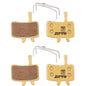 2pairs ZTTO Mountain Bike Full Metal Copper Base Lining Oil Disc Block Brake Pad, Model: MJ-02A