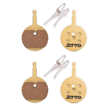 2 paires Plaquettes de frein à disque en cuivre entièrement métalliques ZTTO pour VTT, Modèle : MJ-02B