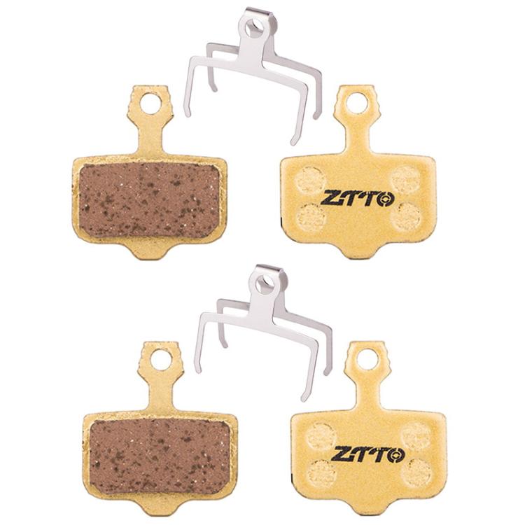2 paires de plaquettes de frein à disque d'huile ZTTO pour VTT, à base de cuivre entièrement métallique, modèle : MJ-02D