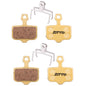 2 paires de plaquettes de frein à disque d'huile ZTTO pour VTT, à base de cuivre entièrement métallique, modèle : MJ-02D