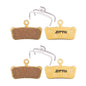 2 paires de plaquettes de frein à disque ZTTO pour VTT, en métal et cuivre, modèle : MJ-02F