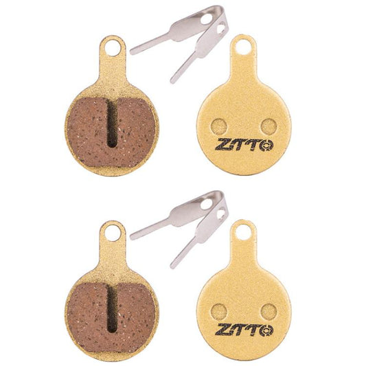 2 paires de plaquettes de frein à disque en métal avec doublure en cuivre pour VTT ZTTO, modèle : MJ-07B