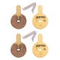 2pairs ZTTO Mountain Bike Full Metal Copper Base Lining Oil Disc Block Brake Pad, Model: MJ-07C With Hole