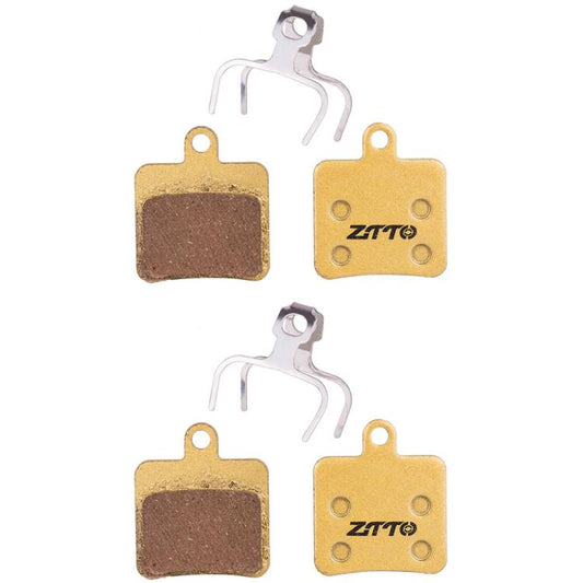 2 paires de plaquettes de frein à disque d'huile, base en cuivre, entièrement métalliques, pour VTT ZTTO, modèle : MJ-11D