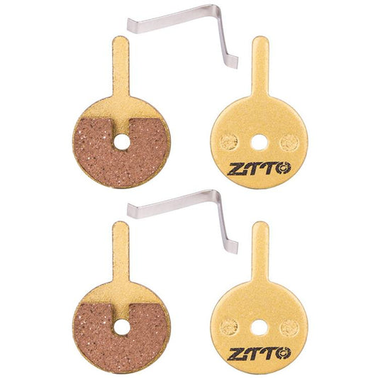 2 paires de plaquettes de frein à disque ZTTO pour VTT, en métal intégral avec base en cuivre, modèle : MJ-11G