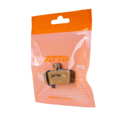 2pairs ZTTO Mountain Bike Full Metal Copper Base Lining Oil Disc Block Brake Pad, Model: MJ-02A