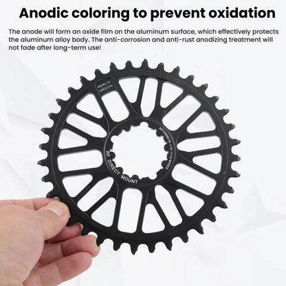 RACEWORK RK7788 Mountain Bike Direct Mount Chainwheel Road Bike Chainring, Spec: MTB 38T