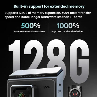 Anytek T2 PRO 3 pouces 2K HD Vision Nocturne Enregistreur Caméra de Voiture Cachée Double Enregistrement Avant et Arrière (Sans Mémoire)