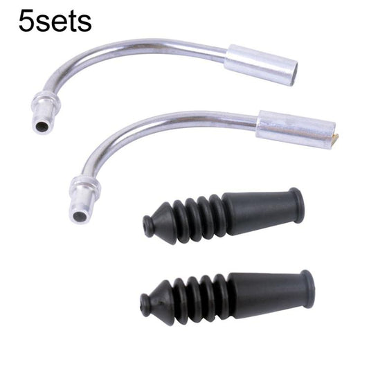 Lot de 4 pièces / 5 jeux d'accessoires de frein en V pour vélo ZTTO, coude de frein, cache anti-poussière pour câble de frein