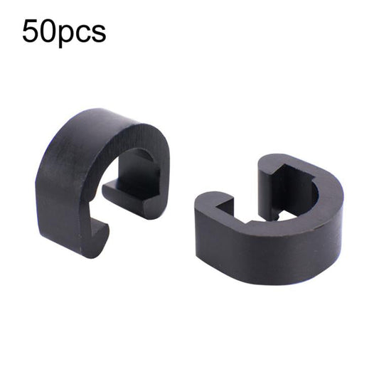 50 attaches en C en plastique pour vélo ZTTO Collier de serrage pour câble de dérailleur de VTT