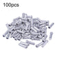 100pcs ZTTO Bouchons d'extrémité de câble de frein de vélo en aluminium pour VTT