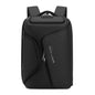 Wiersaam Men Anti-Theft Business Travel Backpack Water-Resistant Laptop Backpack With USB Charging Port(Black)