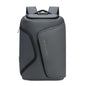 Wiersaam Men Anti-Theft Business Travel Backpack Water-Resistant Laptop Backpack With USB Charging Port(Gray)