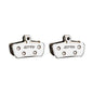2pairs ZTTO Bicycle Metal Sintered Cable Mountain Road Bike Electrical Scooter Disc Brake Linings, Style: 02F