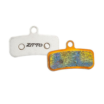 2pairs ZTTO Bicycle Metal Sintered Cable Mountain Road Bike Electrical Scooter Disc Brake Linings, Style: 02D