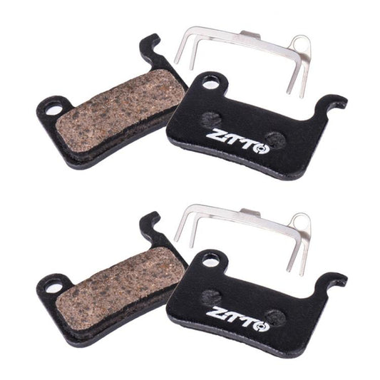2 paires de plaquettes de frein à disque ZTTO pour vélo, semi-métalliques en résine pour VTT, Modèle : MS-01D