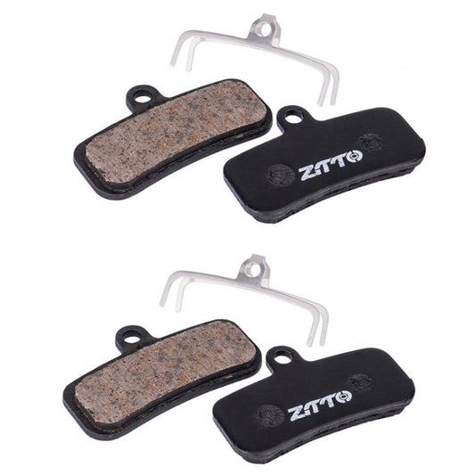 2 paires de plaquettes de frein à disque de vélo ZTTO, VTT, plaquettes de frein semi-métalliques en résine, modèle : MS-01E