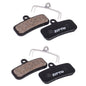 2 paires de plaquettes de frein à disque de vélo ZTTO, VTT, plaquettes de frein semi-métalliques en résine, modèle : MS-01E