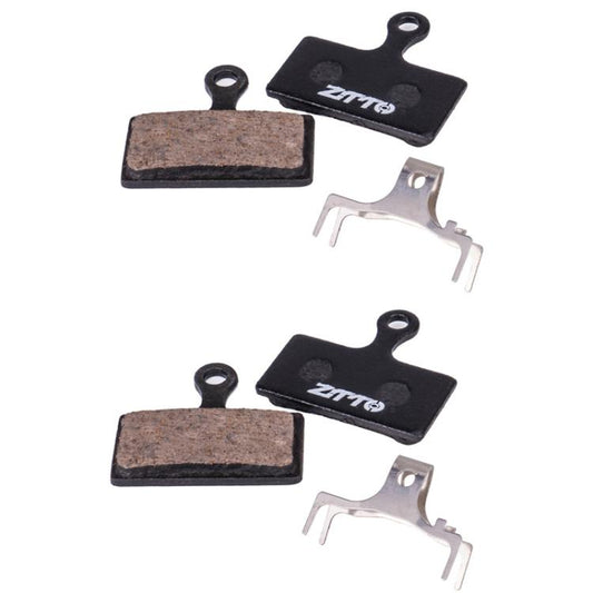 2 paires de plaquettes de frein à disque ZTTO pour vélo de montagne, semi-métalliques en résine, Modèle: MS-01F