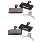 2pairs ZTTO Bicycle Disc Braking Pads Mountain Bike Semi-Metallic Resin Brake Pads, Model: MS-01F