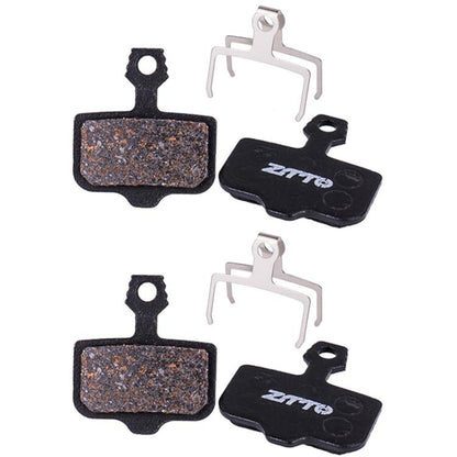 2pairs ZTTO Bicycle Disc Braking Pads Mountain Bike Semi-Metallic Resin Brake Pads, Model: MS-02D
