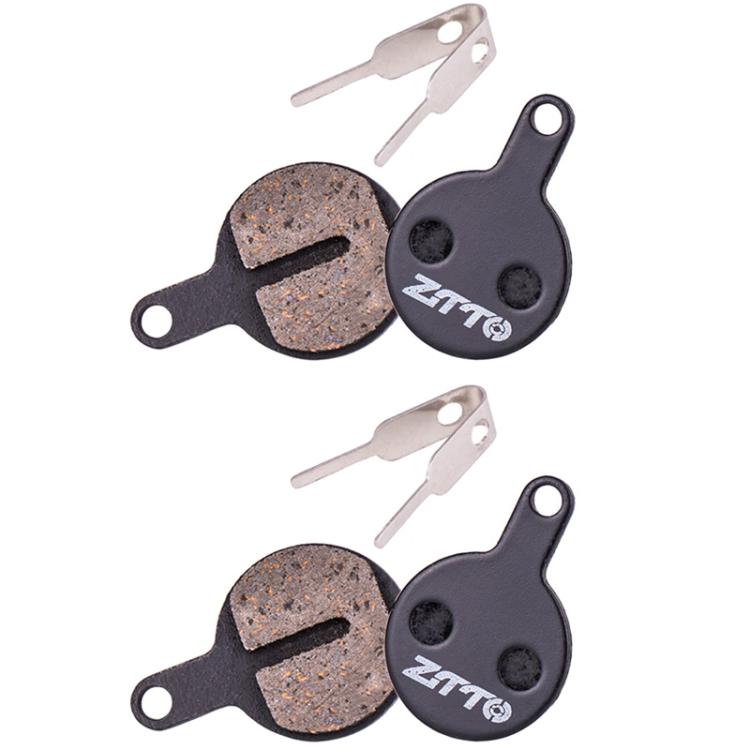 2 paires de plaquettes de frein à disque ZTTO pour vélo de montagne, semi-métalliques en résine, Modèle : MS-07B