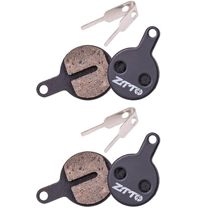 2 paires de plaquettes de frein à disque ZTTO pour vélo de montagne, semi-métalliques en résine, Modèle : MS-07B