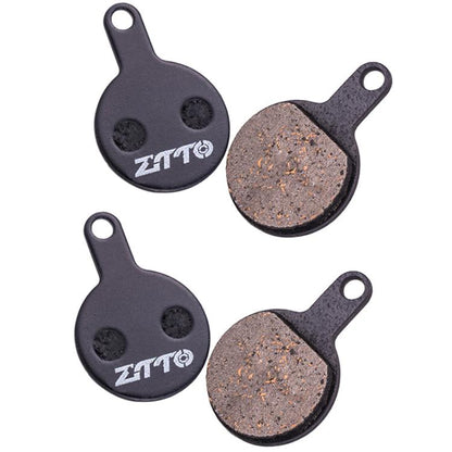2 paires de plaquettes de frein à disque de vélo ZTTO, plaquettes de frein semi-métalliques en résine pour VTT, modèle : MS-07C
