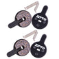 2pairs ZTTO Bicycle Disc Braking Pads Mountain Bike Semi-Metallic Resin Brake Pads, Model: MS-07C With Hole