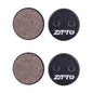 2 paires de plaquettes de frein à disque de vélo ZTTO, VTT, plaquettes de frein en résine semi-métallique, Modèle : MS-08A