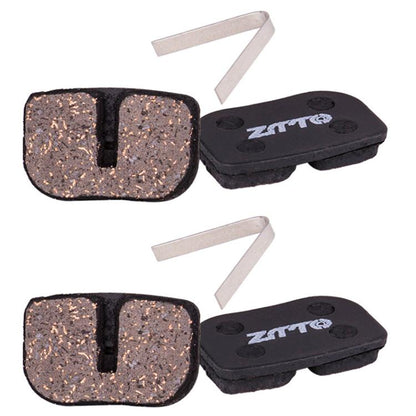 2 paires de plaquettes de frein à disque ZTTO pour vélo, VTT, résine semi-métallique, Modèle: MS-08B