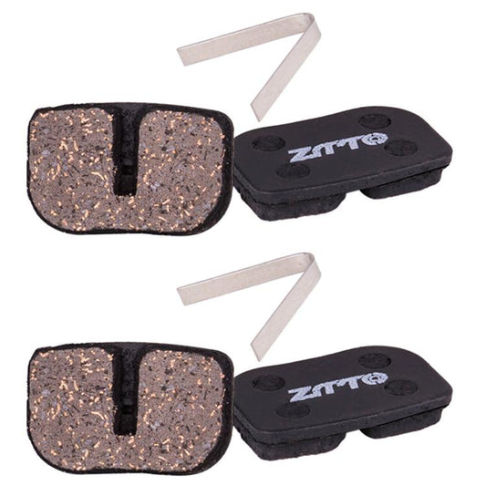2 paires de plaquettes de frein à disque ZTTO pour vélo, VTT, résine semi-métallique, Modèle: MS-08B