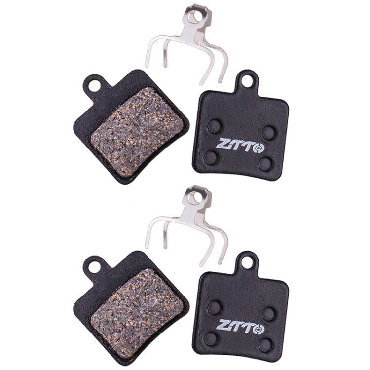 2 paires de plaquettes de frein à disque de vélo ZTTO pour VTT, plaquettes de frein en résine semi-métalliques, modèle : MS-11D