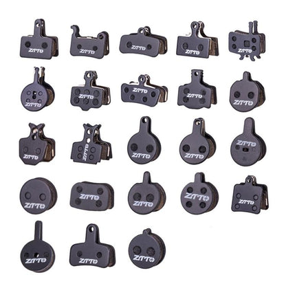 2pairs ZTTO Bicycle Disc Braking Pads Mountain Bike Semi-Metallic Resin Brake Pads, Model: MS-02D
