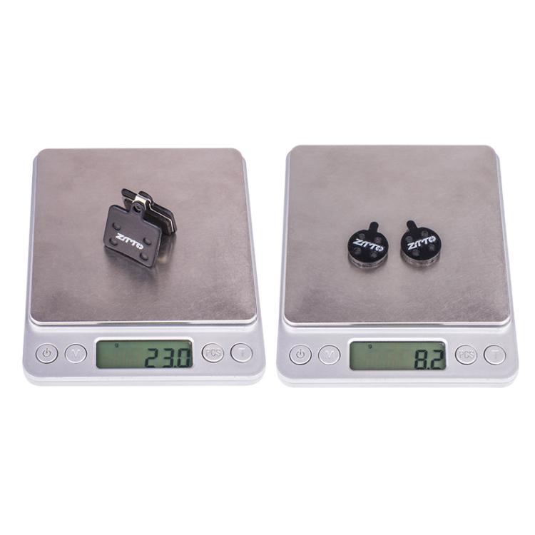 2pairs ZTTO Bicycle Disc Braking Pads Mountain Bike Semi-Metallic Resin Brake Pads, Model: MS-02D