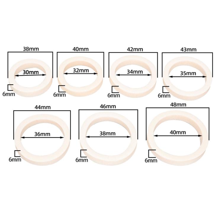 36mm 2pairs ZTTO Mountain Bike Shock Absorbent Fork Oil Dustproof Sponge Ring