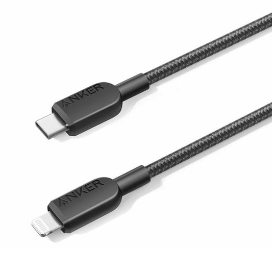 ANKER MFi Type-C To 8 Pin Fast Charging Braided Cable, Color: 0.9m Black
