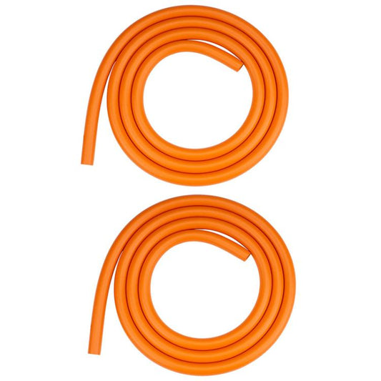 2 pièces ZTTO 1,5 m Câble de frein de vélo avec tube en mousse insonorisant anti-cliquetis (orange)