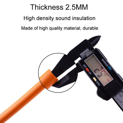 2pcs ZTTO 1.5m Bicycle Brake Shifter Cable Anti-Rattle Soundproof Foam Tube(Black)