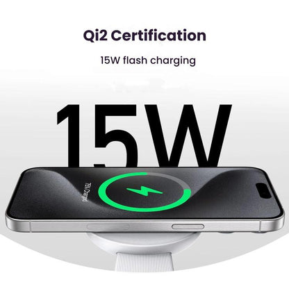 ANKER B25M8 3 In 1 15W Magnetic Wireless Charger For  iPhone, iWatch, AirPods(Black)