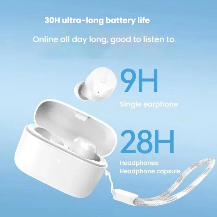 Écouteurs sans fil Bluetooth ANKER A3948 SoundCore A25i Candy Bin, longue durée de vie, pour le jeu et la musique (Blanc)