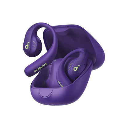 Écouteurs sans fil Bluetooth à conduction osseuse ANKER A3871 Soundcore AeroFit Pro à réduction de bruit, qualité sonore HD (violet)