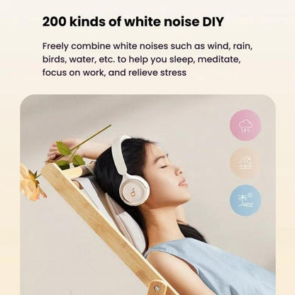 Casque sans fil Bluetooth à bandeau Soundcore H30i A3012 (Rouge)