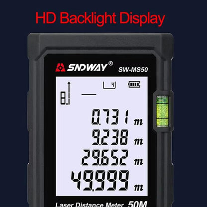 SNDWAY SW-MS100 100M Laser Distance Measuring Instrument High Precision Laser Ruler